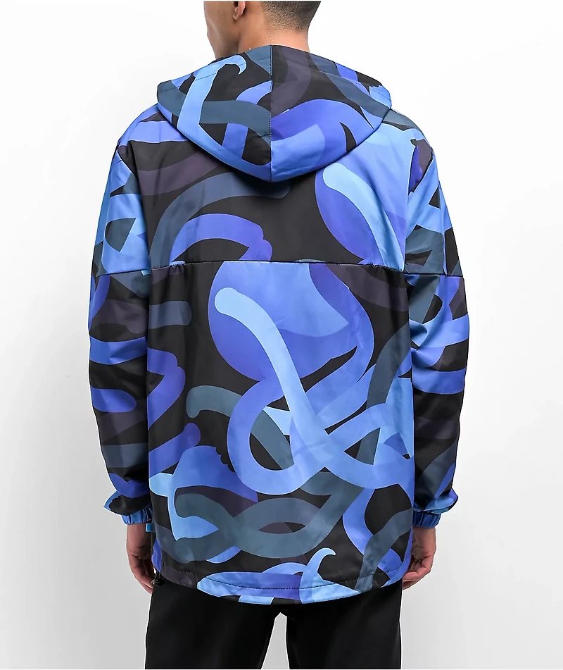 Cookies Fahrenheit Blue Windbreaker Jacket