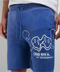 Cookies Florist Blue Wash Sweat Shorts