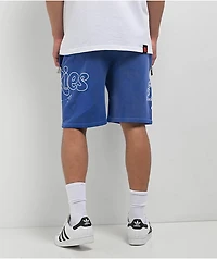 Cookies Florist Blue Wash Sweat Shorts