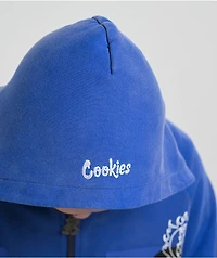 Cookies Florist Blue Wash Zip Hoodie