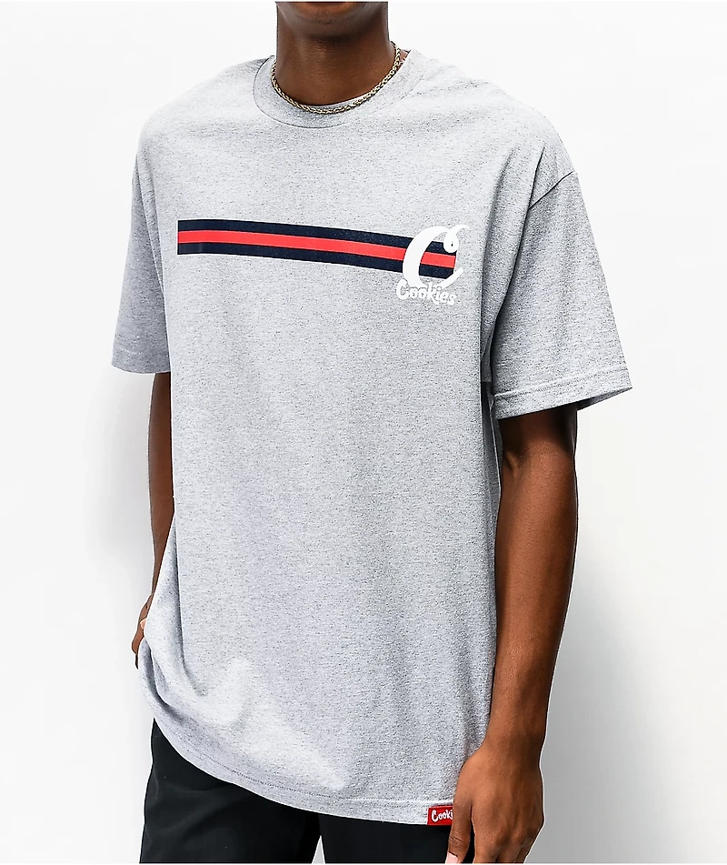 Cookies Front Runner Grey T-Shirt
