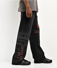 Cookies Gold Rush Splatter Black Sweatpants