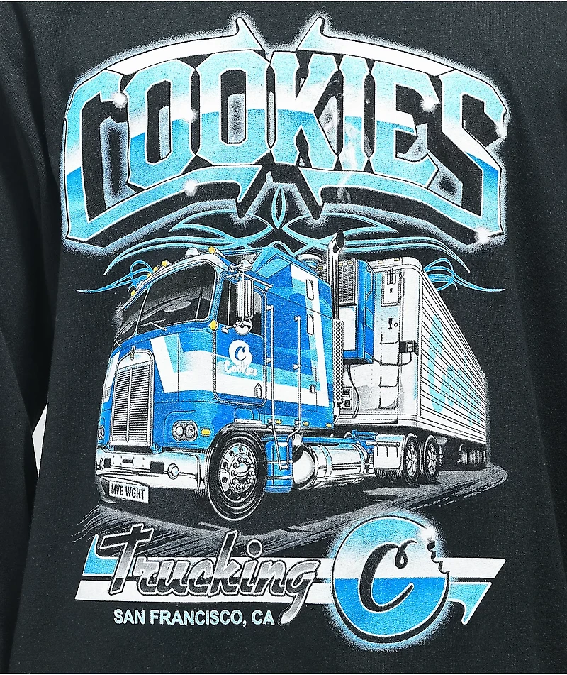 Cookies Haulin' Weight Black Long Sleeve T-Shirt