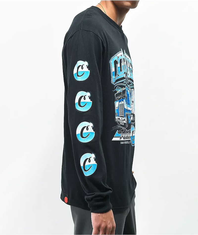 Cookies Haulin' Weight Black Long Sleeve T-Shirt