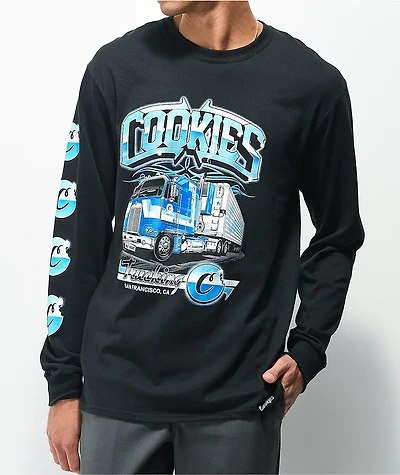 Cookies Haulin' Weight Black Long Sleeve T-Shirt