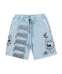 Cookies Heaven Can Wait Light Blue Sweat Shorts