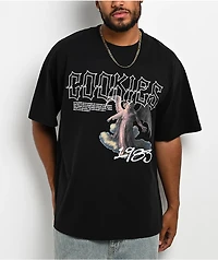 Cookies Heaven Or Hell Black Knit T-Shirt