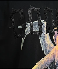 Cookies Heaven Or Hell Fallen Angel Black Knit Tank Top
