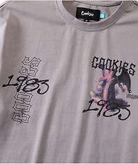 Cookies Heaven Or Hell Sinners Grey Knit T-Shirt