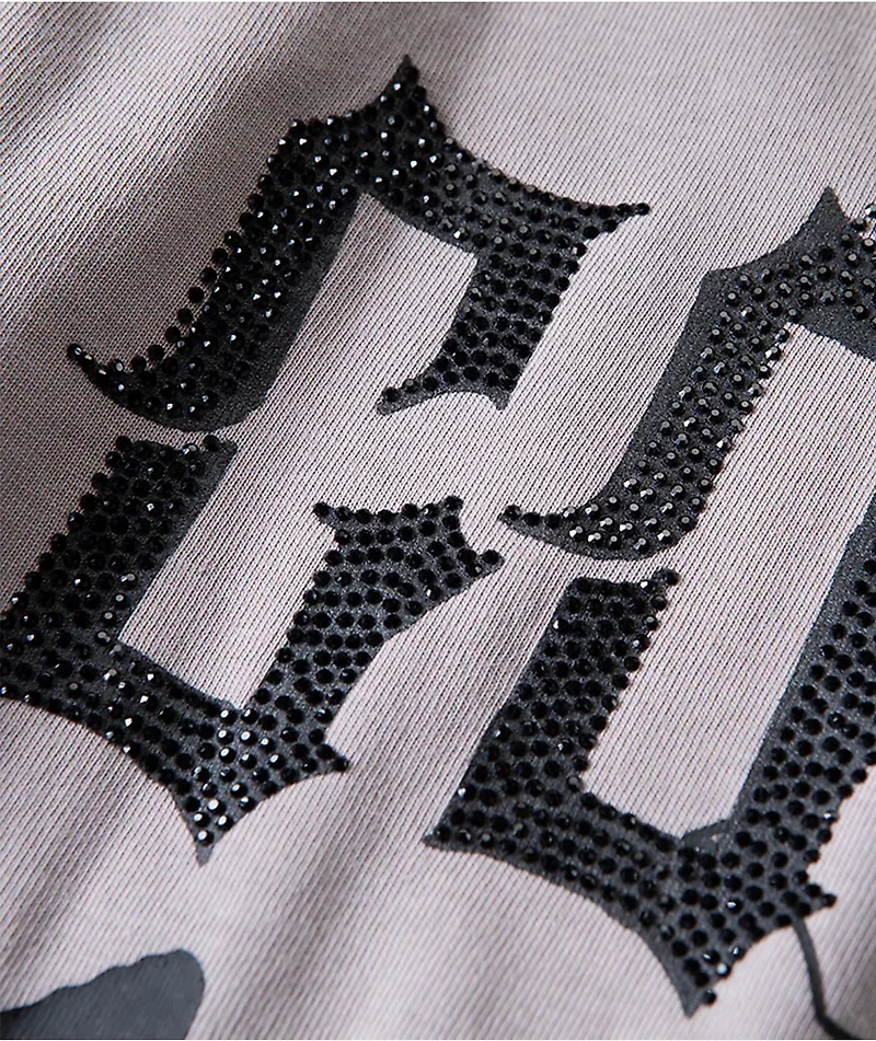 Cookies Heaven Or Hell Sinners Grey Knit T-Shirt