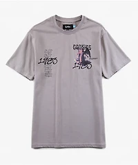 Cookies Heaven Or Hell Sinners Grey Knit T-Shirt