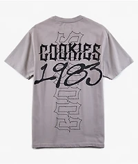 Cookies Heaven Or Hell Sinners Grey Knit T-Shirt