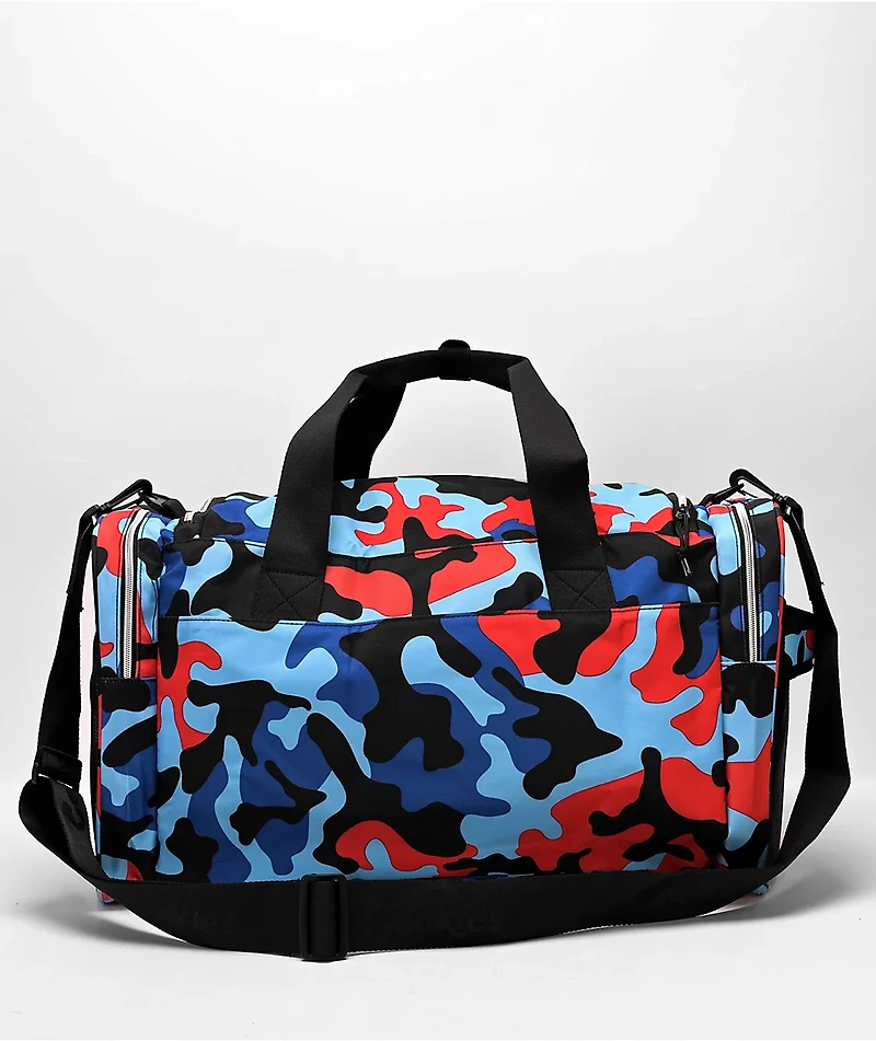 Cookies Heritage Smell Proof Blue Camo Duffel Bag