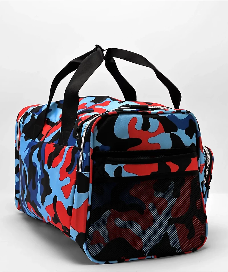 Cookies Heritage Smell Proof Blue Camo Duffel Bag
