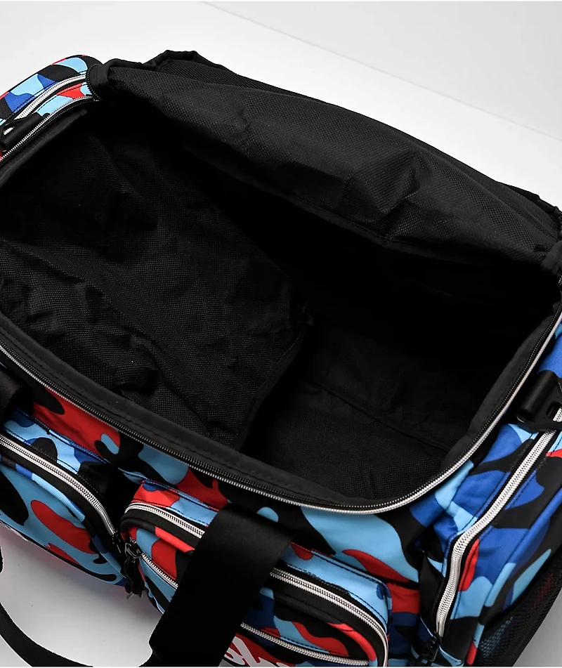 Cookies Heritage Smell Proof Blue Camo Duffel Bag