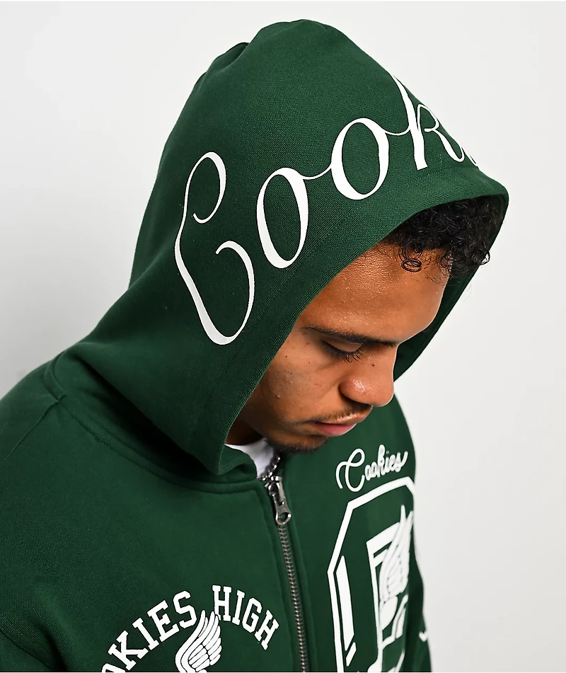 Cookies High Green Zip Hoodie