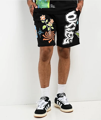 Cookies Highest Of Highs Black Sweat Shorts