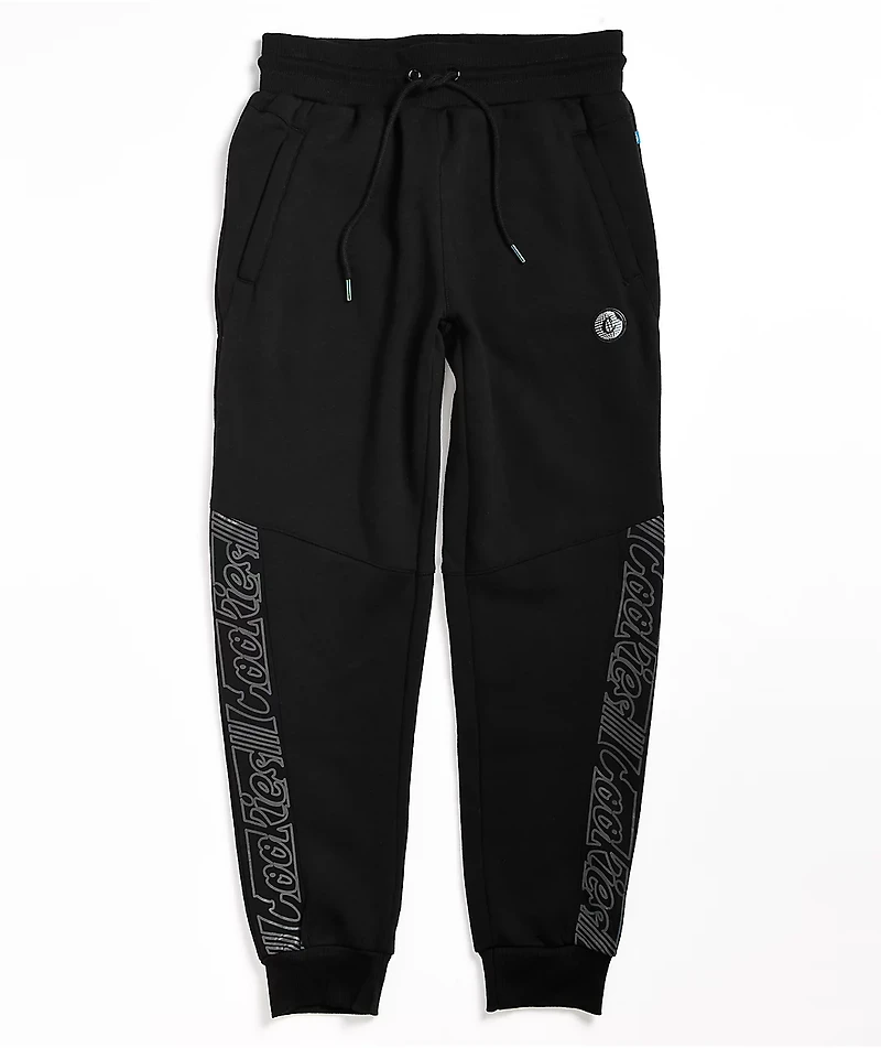 Cookies Hologram Black Jogger Sweatpants