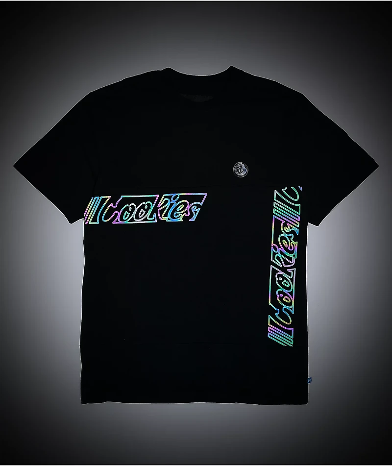Cookies Hologram Black Knit T-Shirt
