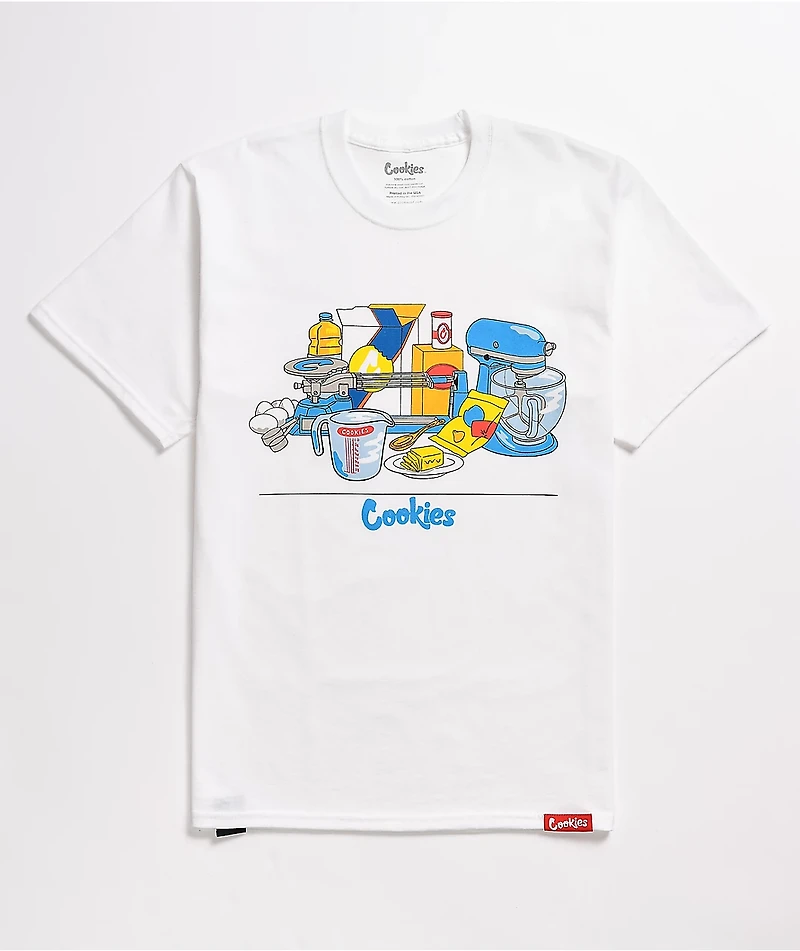 Cookies Ingredients White T-Shirt