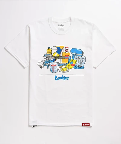 Cookies Ingredients White T-Shirt