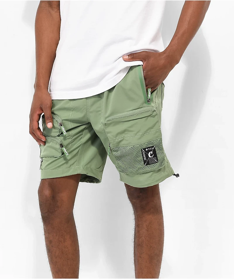 Cookies Key Largo Olive Cargo Shorts