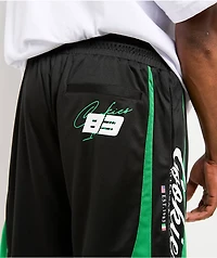 Cookies Lake Como Black & Green Mesh Shorts