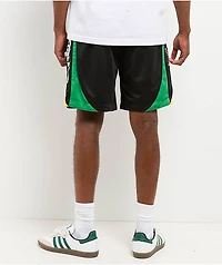 Cookies Lake Como Black & Green Mesh Shorts