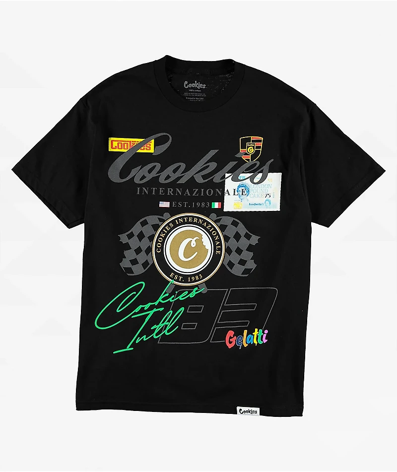 Cookies Lake Como Black T-Shirt