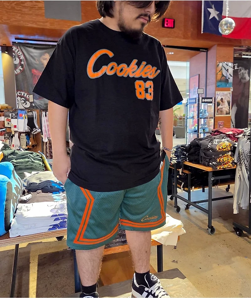 Cookies Legacy Green Mesh Shorts