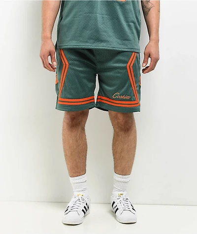 Cookies Legacy Green Mesh Shorts