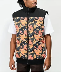 Cookies Mendocino Black & Orange Camo Vest
