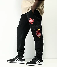 Cookies Mile High Black Cargo Jogger Sweatpants