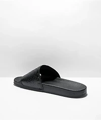 Cookies Mono Black Slide Sandals