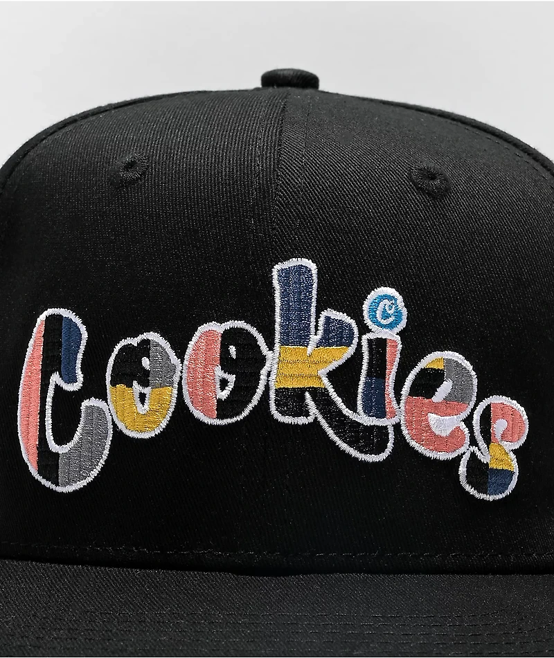 Cookies Montauk Black Snapback Hat