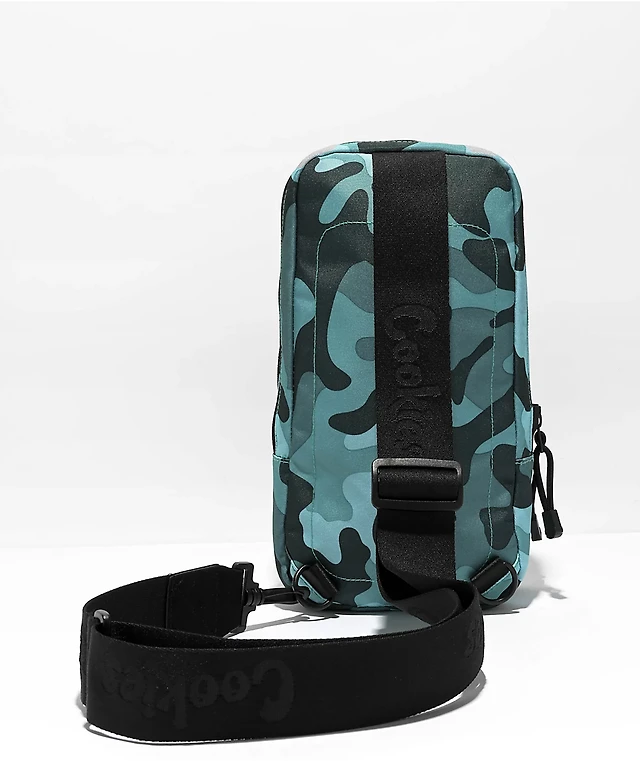 Cookies Noir Blue Camo Smell Proof Crossbody Bag at Hamilton Place