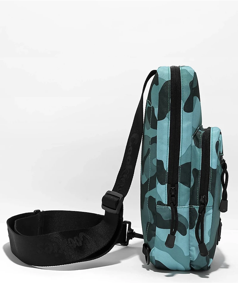 Cookies Noir Mint Camo Smell Proof Crossbody Bag