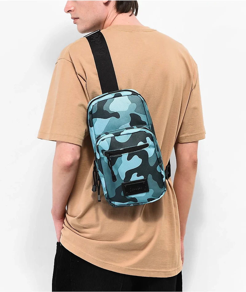 Cookies Noir Mint Camo Smell Proof Crossbody Bag