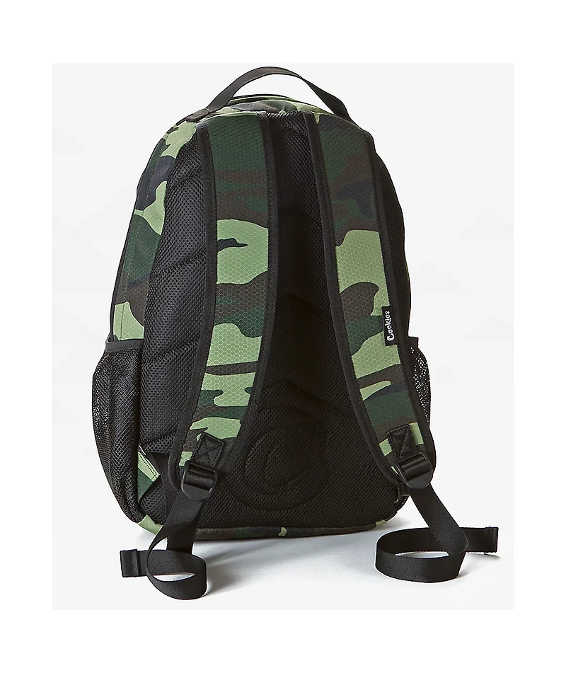 Cookies Non-Standard Green Camo Ripstop Smellproof Backpack
