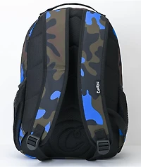 Cookies Non-Standard Nylon Ripstop Blue Camo Backpack