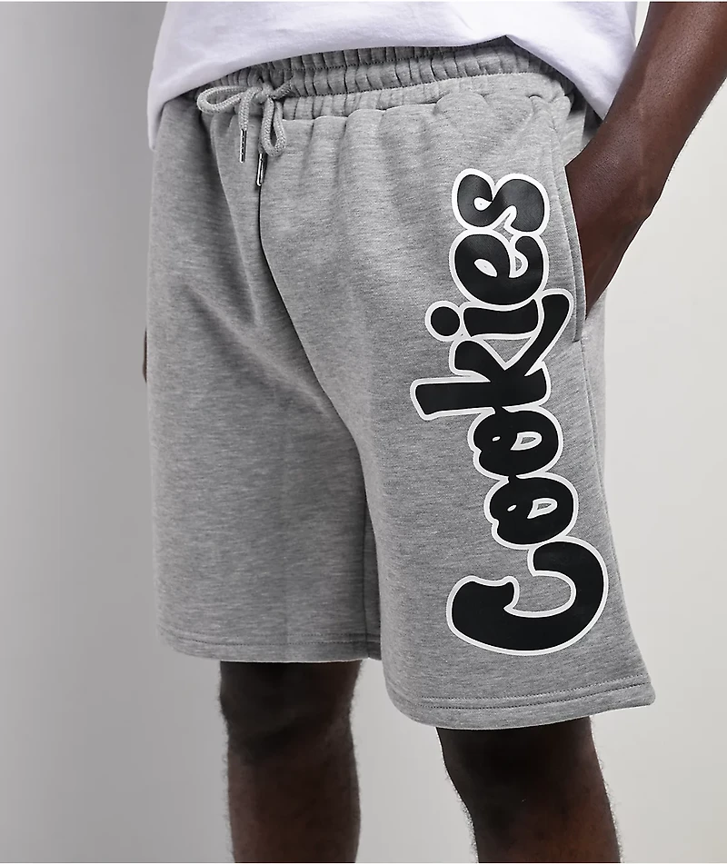 Cookies OG Mint Logo Grey Sweat Shorts