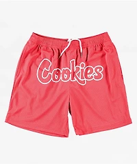 Cookies OG Mint Outline Red Mesh Shorts