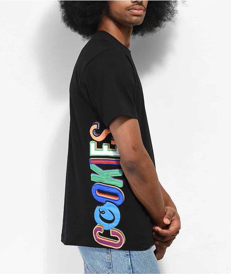 Cookies On The Block Black Knit T-Shirt