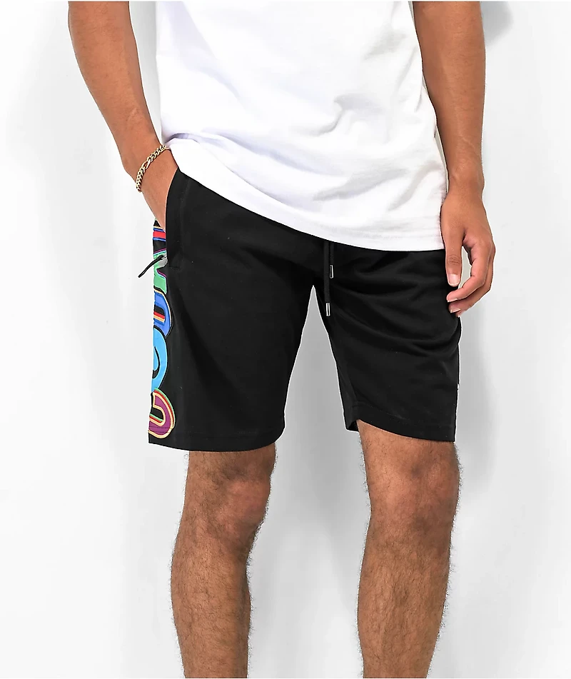 Cookies On The Block Black Sweat Shorts