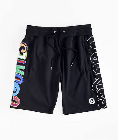 Cookies On The Block Black Sweat Shorts