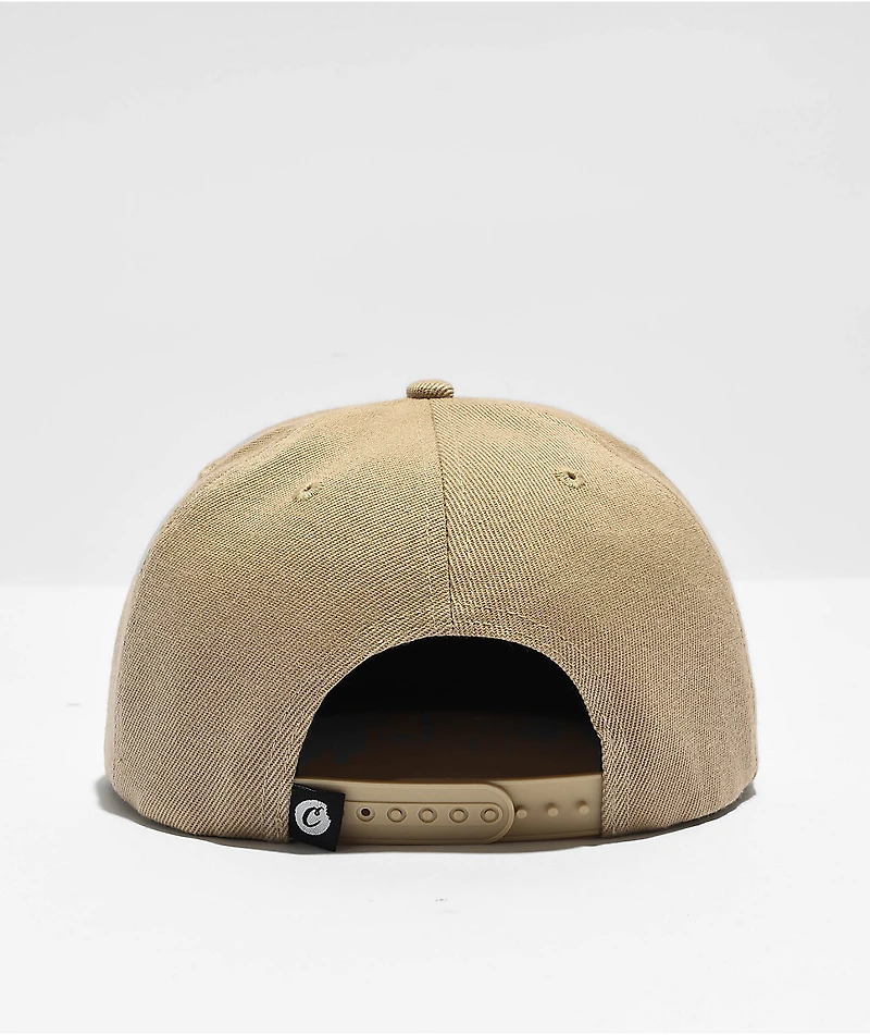 Cookies Original Mint Khaki Snapback Hat