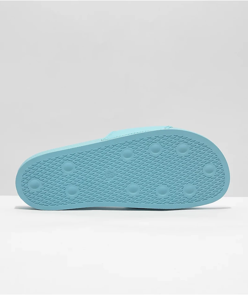 Cookies Original Mint Logo Blue Slide Sandals