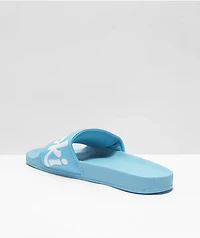 Cookies Original Mint Logo Blue Slide Sandals