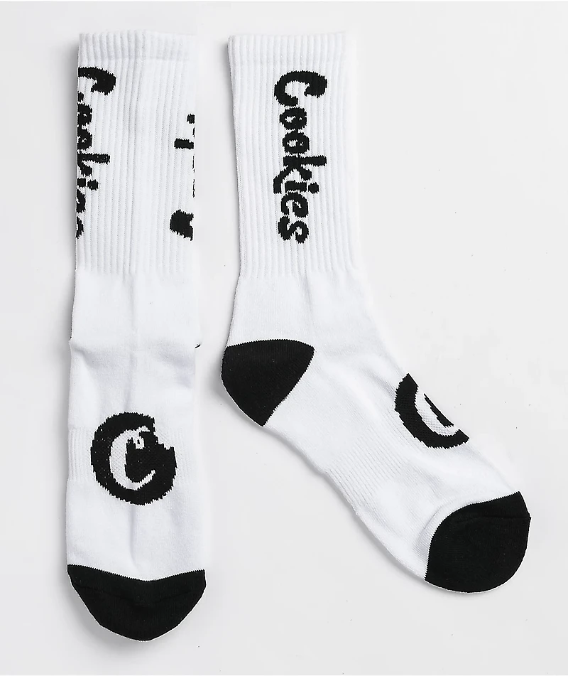 Cookies Original Mint White Crew Socks