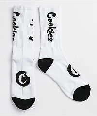 Cookies Original Mint White Crew Socks